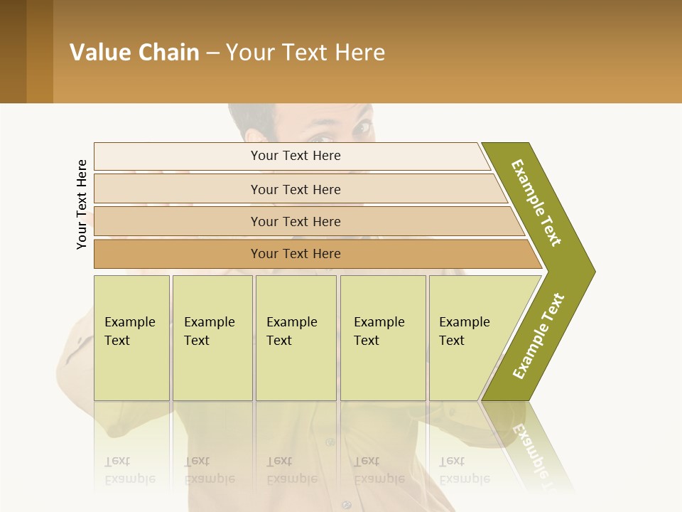 A Man Making A Stop Sign With His Hands PowerPoint Template