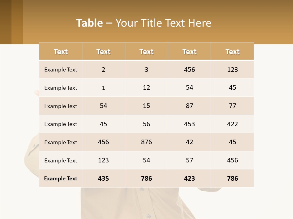 A Man Making A Stop Sign With His Hands PowerPoint Template