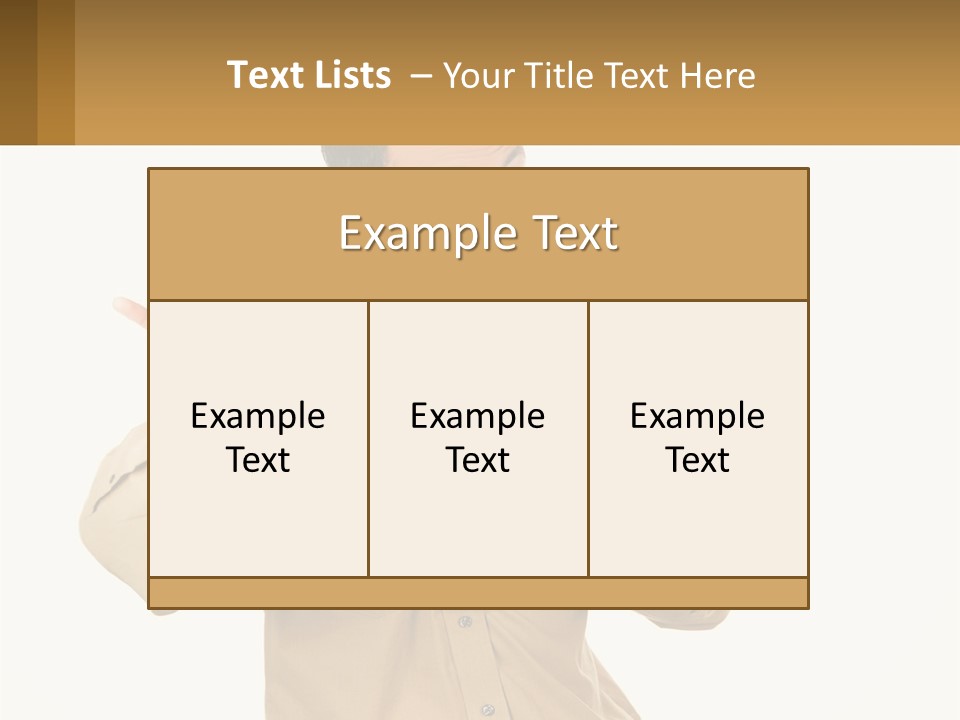 A Man Making A Stop Sign With His Hands PowerPoint Template