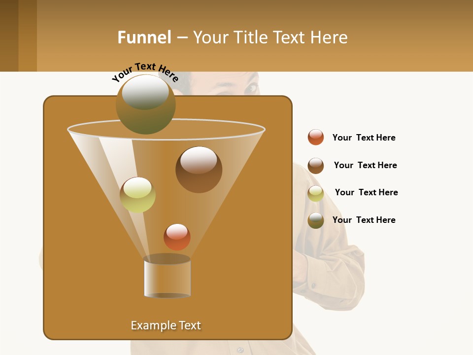 A Man Making A Stop Sign With His Hands PowerPoint Template