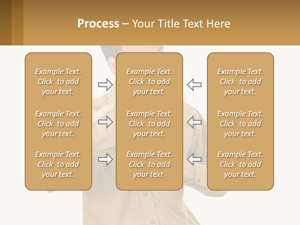A Man Making A Stop Sign With His Hands PowerPoint Template