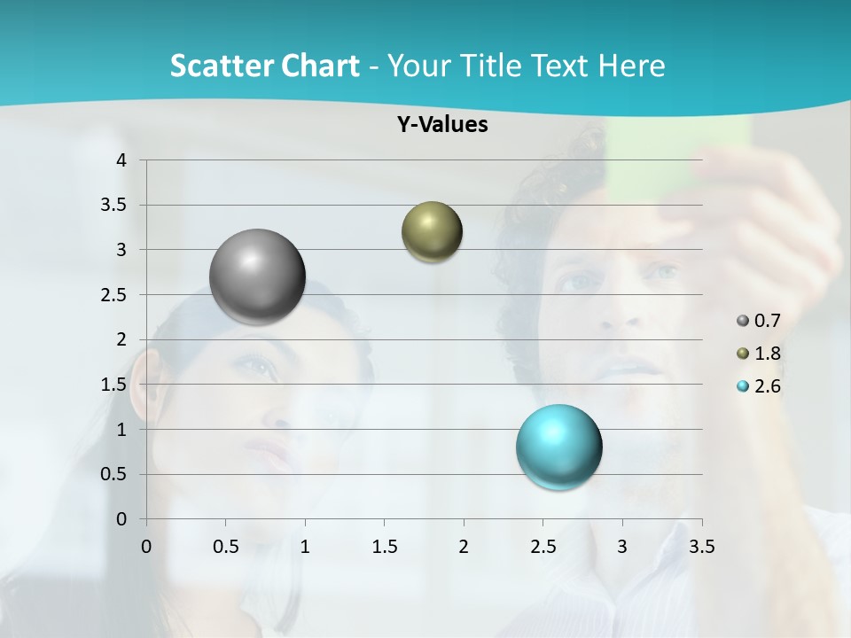 A Man And A Woman Are Looking At A Piece Of Paper PowerPoint Template