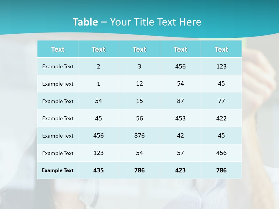 A Man And A Woman Are Looking At A Piece Of Paper PowerPoint Template