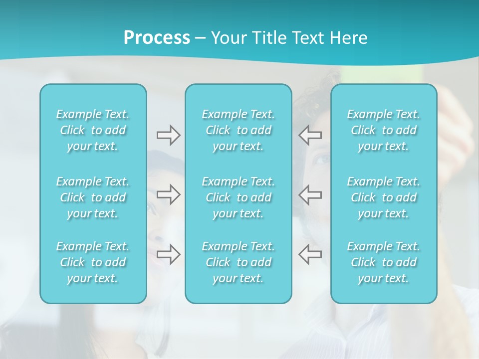 A Man And A Woman Are Looking At A Piece Of Paper PowerPoint Template