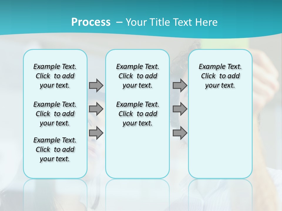 A Man And A Woman Are Looking At A Piece Of Paper PowerPoint Template