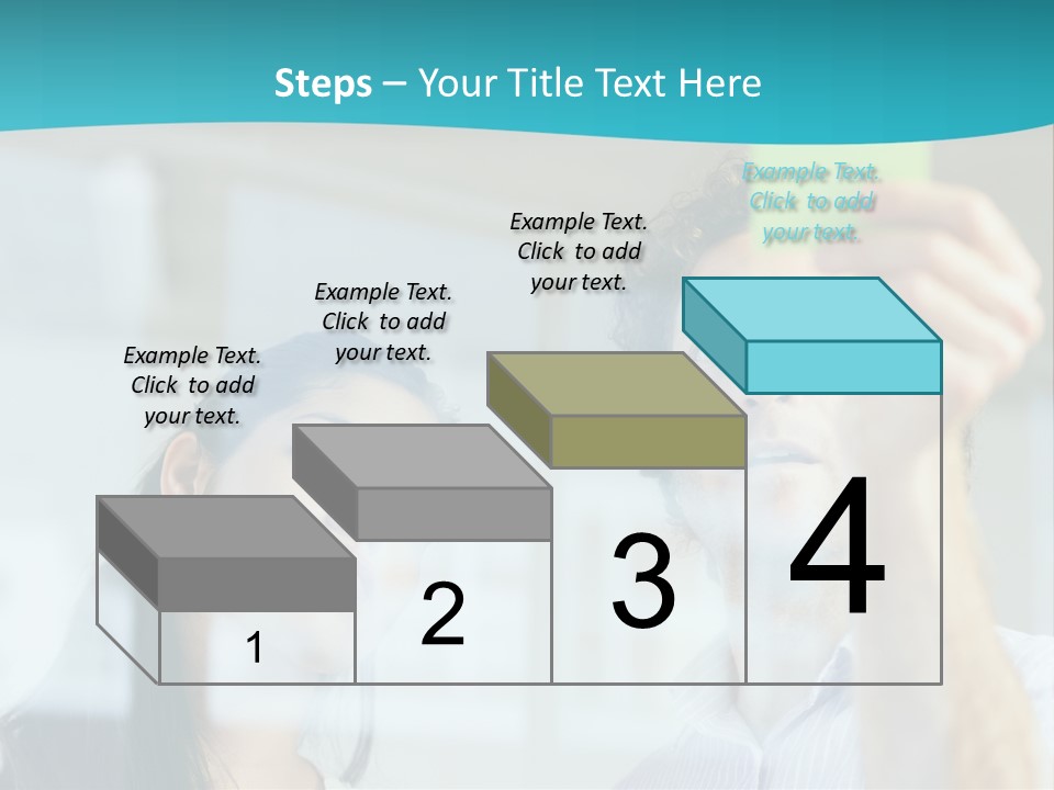 A Man And A Woman Are Looking At A Piece Of Paper PowerPoint Template