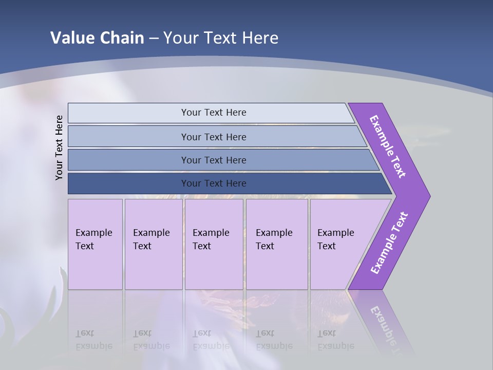 A Bee On A Flower Powerpoint Template PowerPoint Template
