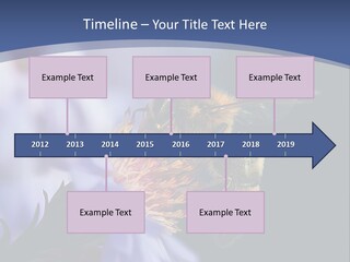 A Bee On A Flower Powerpoint Template PowerPoint Template