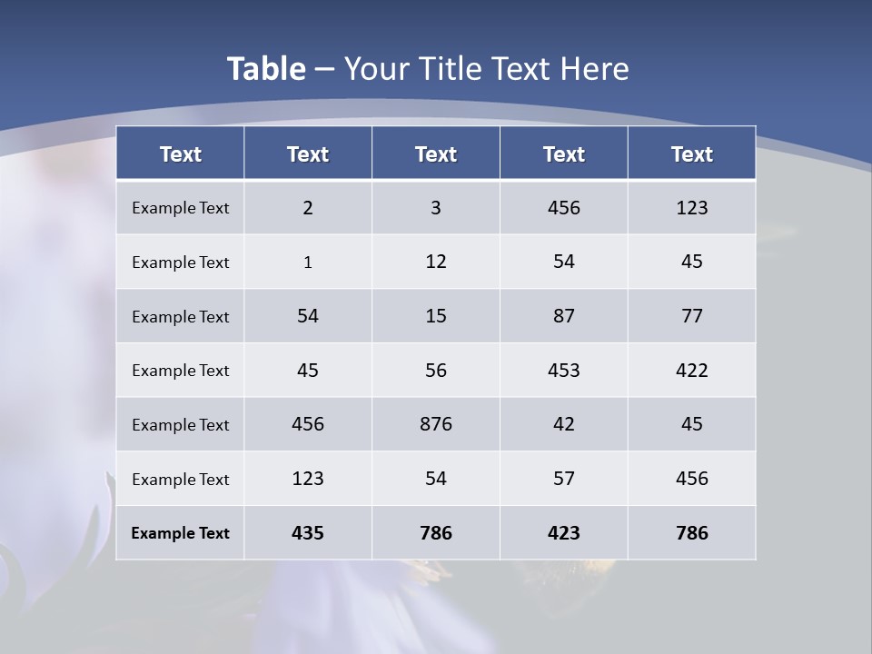 A Bee On A Flower Powerpoint Template PowerPoint Template