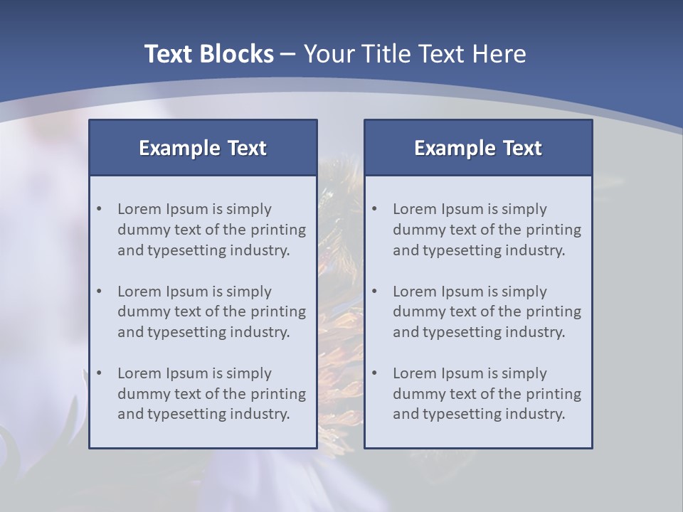 A Bee On A Flower Powerpoint Template PowerPoint Template