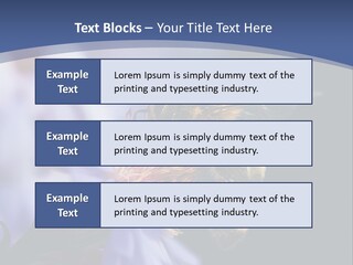 A Bee On A Flower Powerpoint Template PowerPoint Template