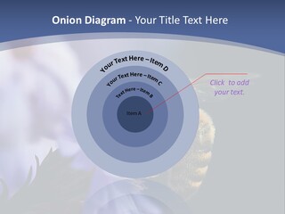 A Bee On A Flower Powerpoint Template PowerPoint Template