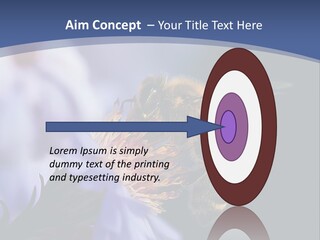 A Bee On A Flower Powerpoint Template PowerPoint Template