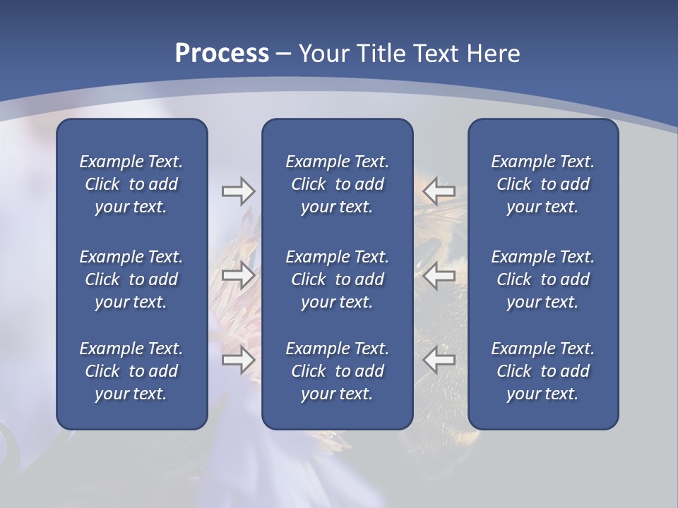A Bee On A Flower Powerpoint Template PowerPoint Template