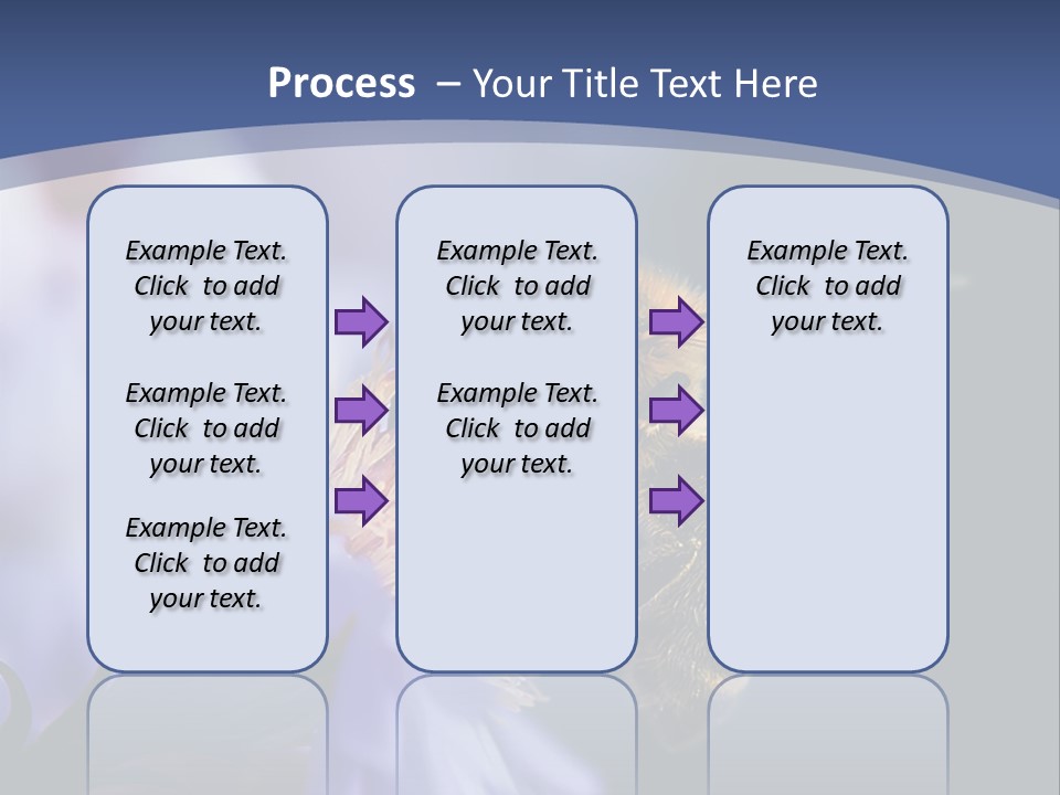 A Bee On A Flower Powerpoint Template PowerPoint Template