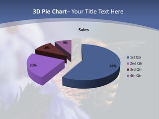 A Bee On A Flower Powerpoint Template PowerPoint Template