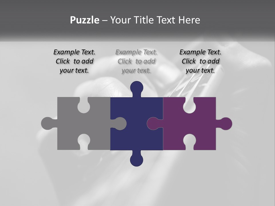 A Person Holding A Guitar String In Their Hands PowerPoint Template