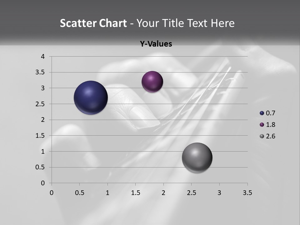 A Person Holding A Guitar String In Their Hands PowerPoint Template