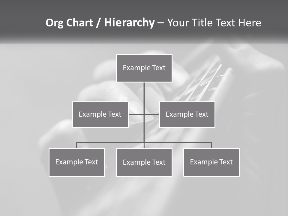 A Person Holding A Guitar String In Their Hands PowerPoint Template