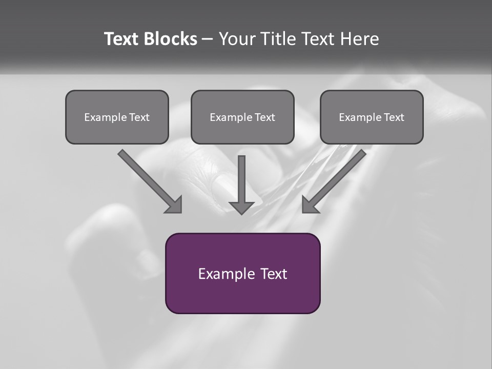 A Person Holding A Guitar String In Their Hands PowerPoint Template