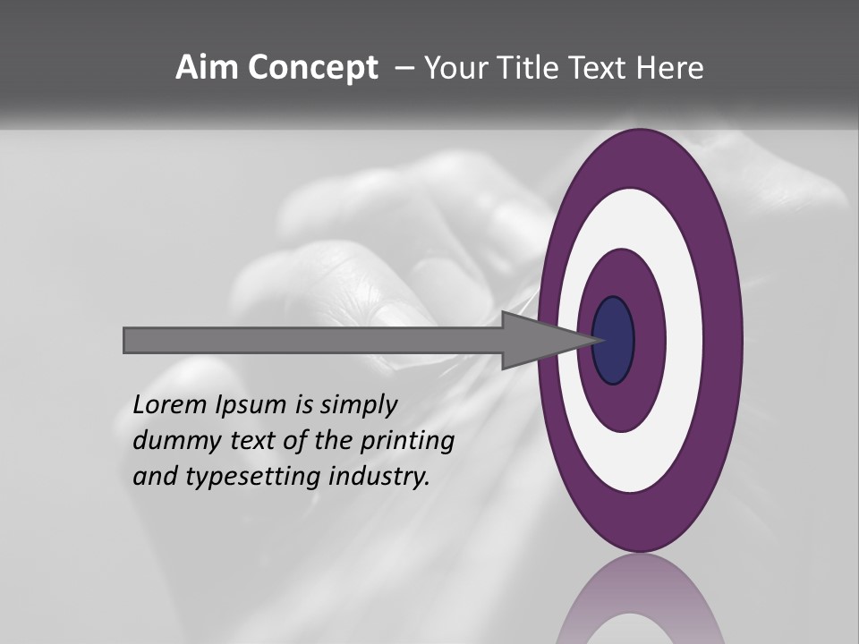 A Person Holding A Guitar String In Their Hands PowerPoint Template