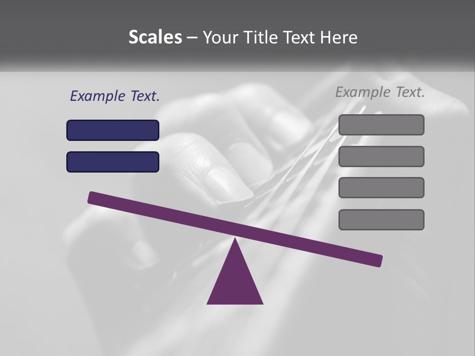 A Person Holding A Guitar String In Their Hands PowerPoint Template