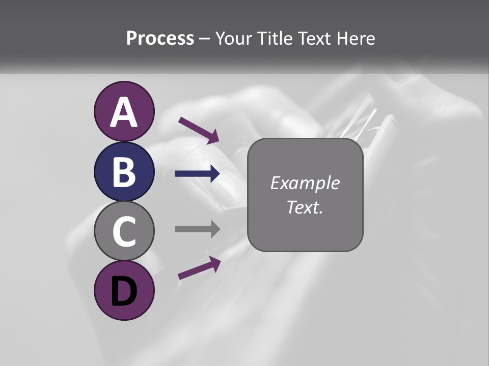 A Person Holding A Guitar String In Their Hands PowerPoint Template