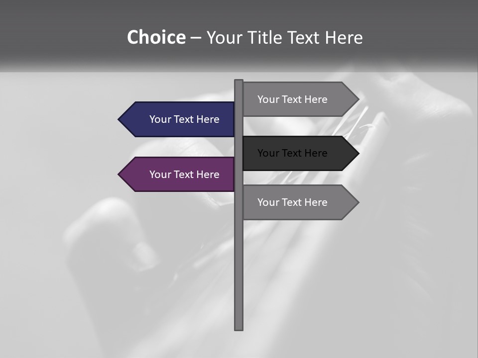 A Person Holding A Guitar String In Their Hands PowerPoint Template