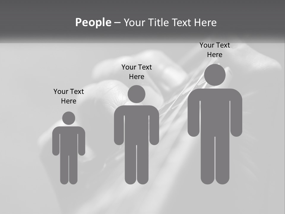 A Person Holding A Guitar String In Their Hands PowerPoint Template