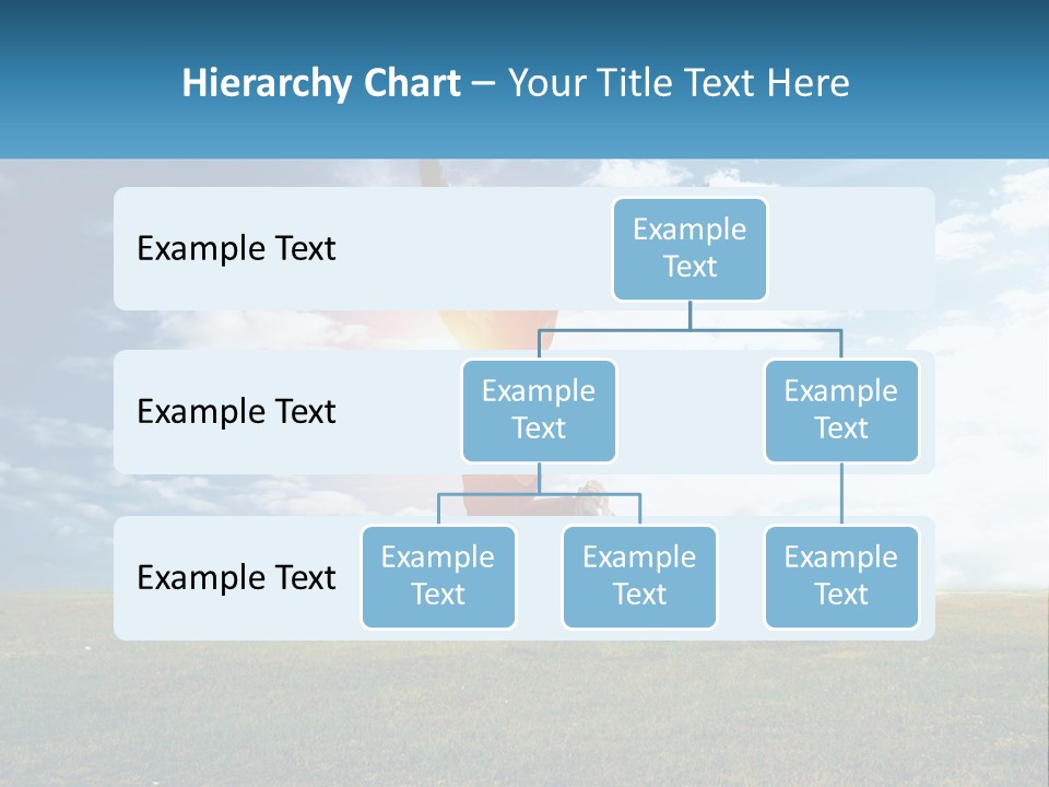 A Man Jumping In The Air With His Arms In The Air PowerPoint Template