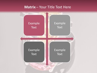 A Ring With A Yellow And Pink Stone On It PowerPoint Template