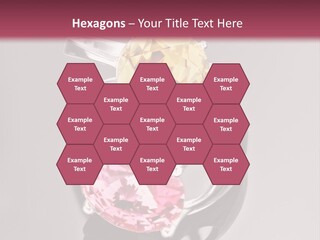 A Ring With A Yellow And Pink Stone On It PowerPoint Template