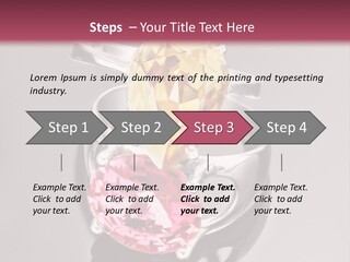 A Ring With A Yellow And Pink Stone On It PowerPoint Template