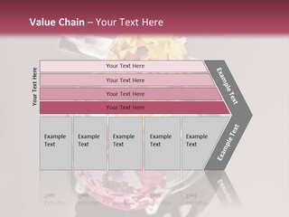 A Ring With A Yellow And Pink Stone On It PowerPoint Template