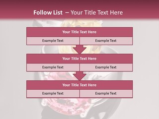 A Ring With A Yellow And Pink Stone On It PowerPoint Template