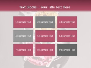 A Ring With A Yellow And Pink Stone On It PowerPoint Template
