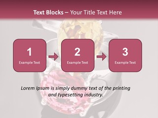 A Ring With A Yellow And Pink Stone On It PowerPoint Template