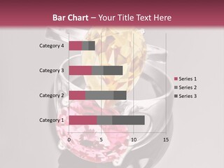 A Ring With A Yellow And Pink Stone On It PowerPoint Template