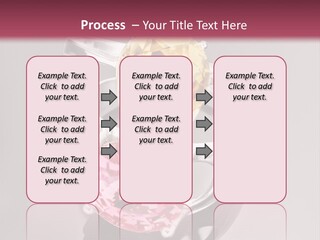 A Ring With A Yellow And Pink Stone On It PowerPoint Template