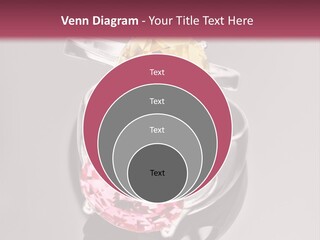 A Ring With A Yellow And Pink Stone On It PowerPoint Template