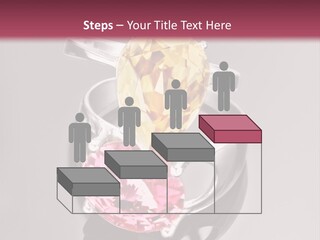 A Ring With A Yellow And Pink Stone On It PowerPoint Template