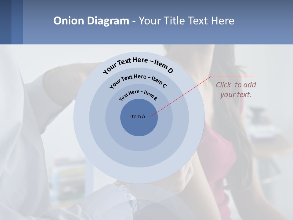 A Woman Getting Her Arm Examined By A Doctor PowerPoint Template