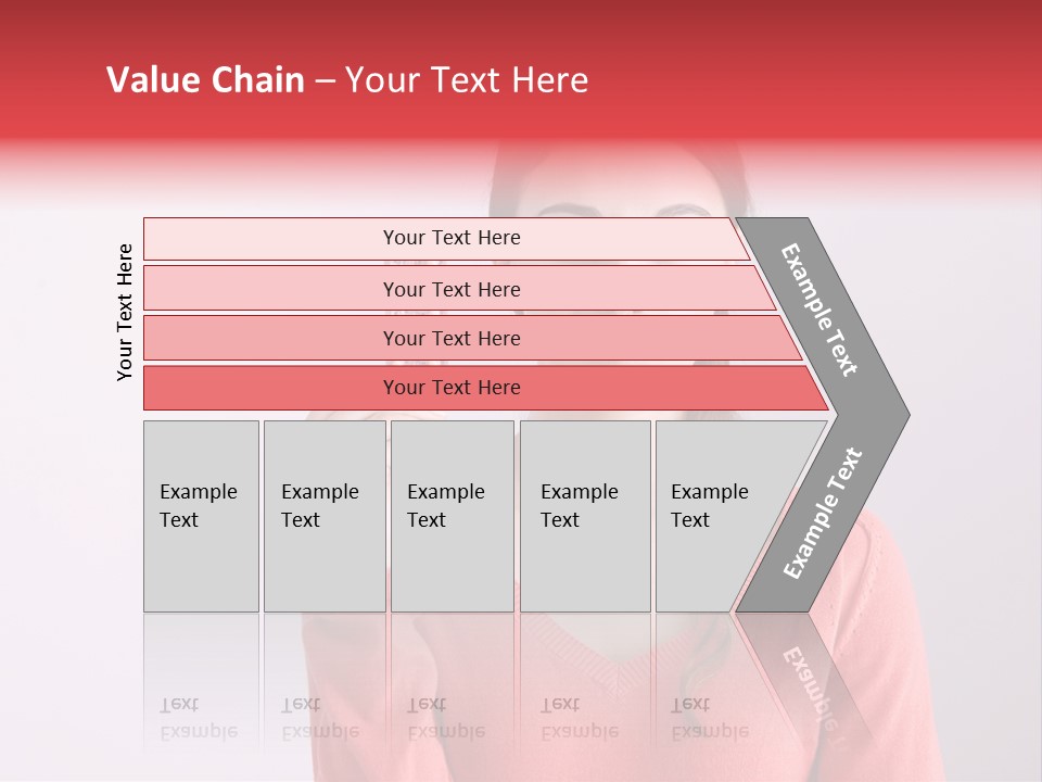 A Woman Holding A Contraption In Front Of Her Face PowerPoint Template