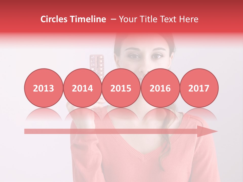 A Woman Holding A Contraption In Front Of Her Face PowerPoint Template