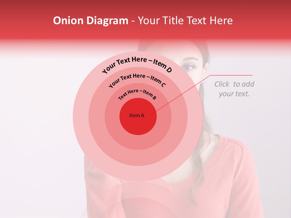 A Woman Holding A Contraption In Front Of Her Face PowerPoint Template