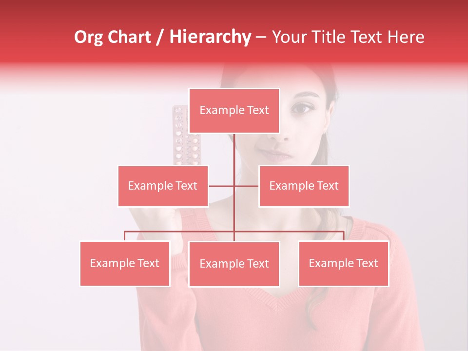 A Woman Holding A Contraption In Front Of Her Face PowerPoint Template