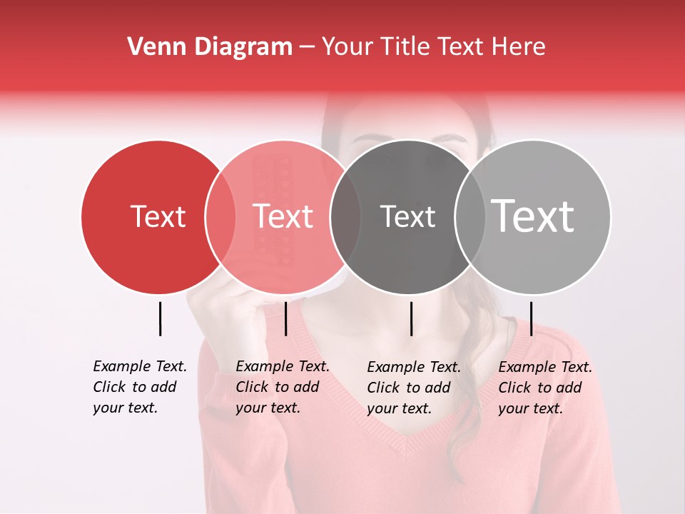 A Woman Holding A Contraption In Front Of Her Face PowerPoint Template
