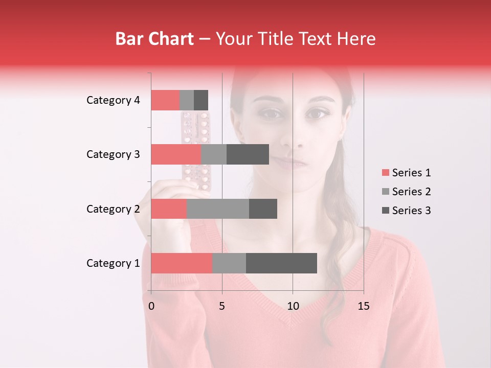 A Woman Holding A Contraption In Front Of Her Face PowerPoint Template