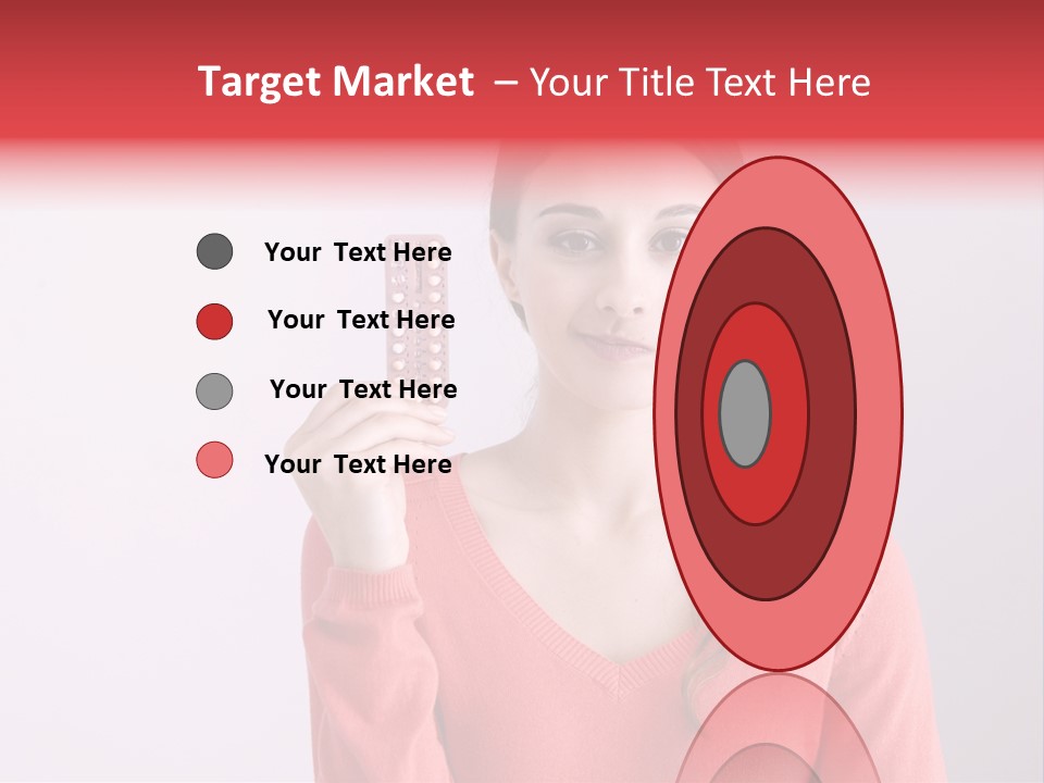 A Woman Holding A Contraption In Front Of Her Face PowerPoint Template