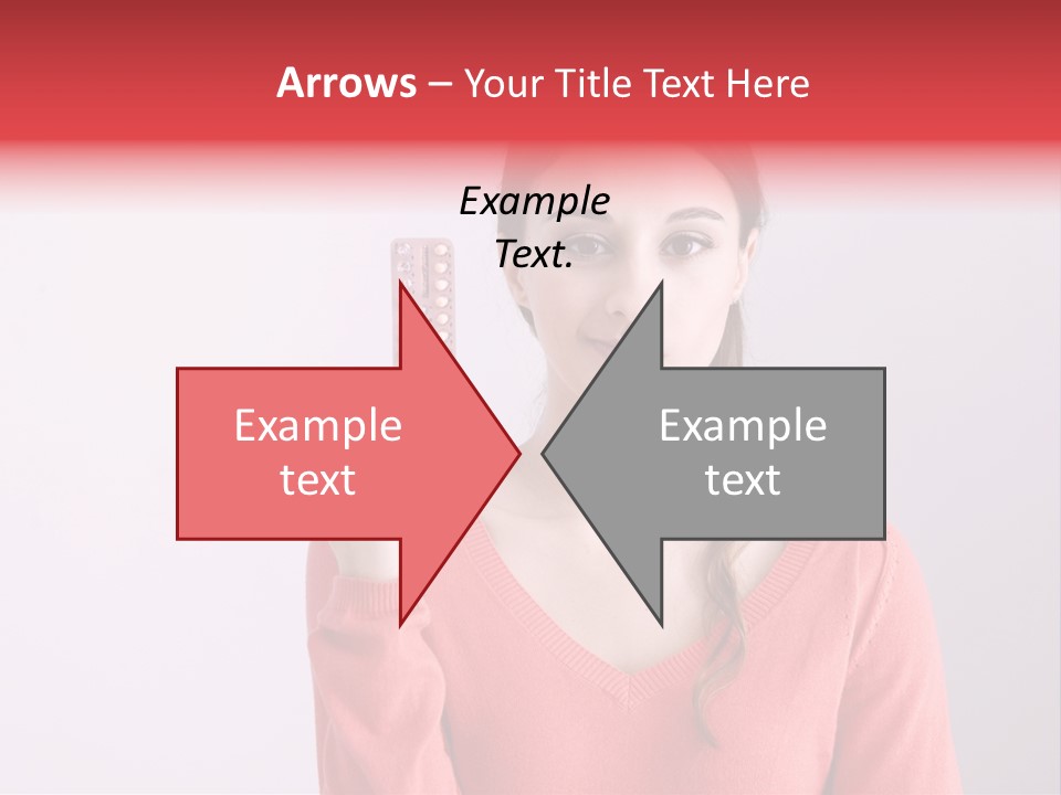 A Woman Holding A Contraption In Front Of Her Face PowerPoint Template